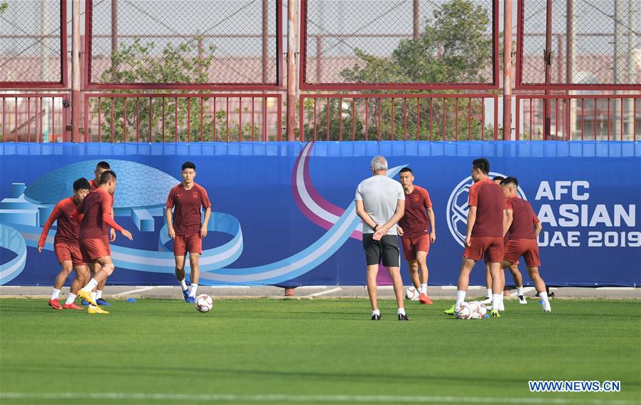 (SP)UAE-ABU DHABI-FOOTBALL-AFC-ASIAN CUP-CHINA-TRANING