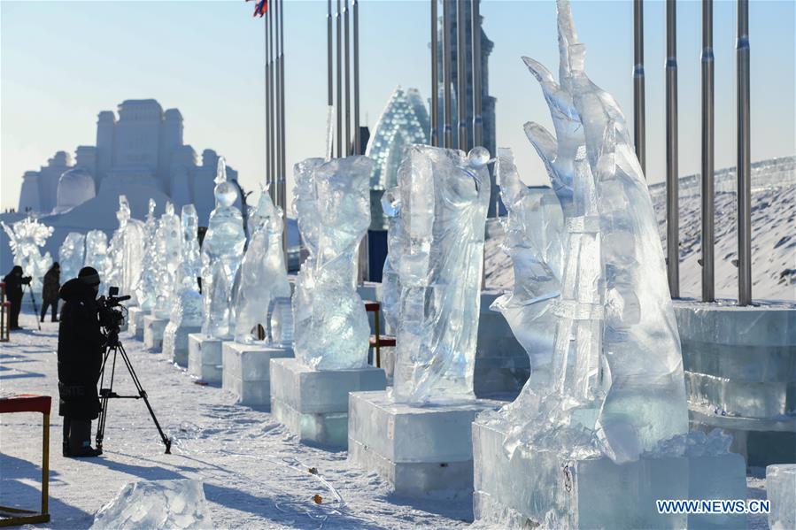 CHINA-HARBIN-ICE SCULPTURE (CN)