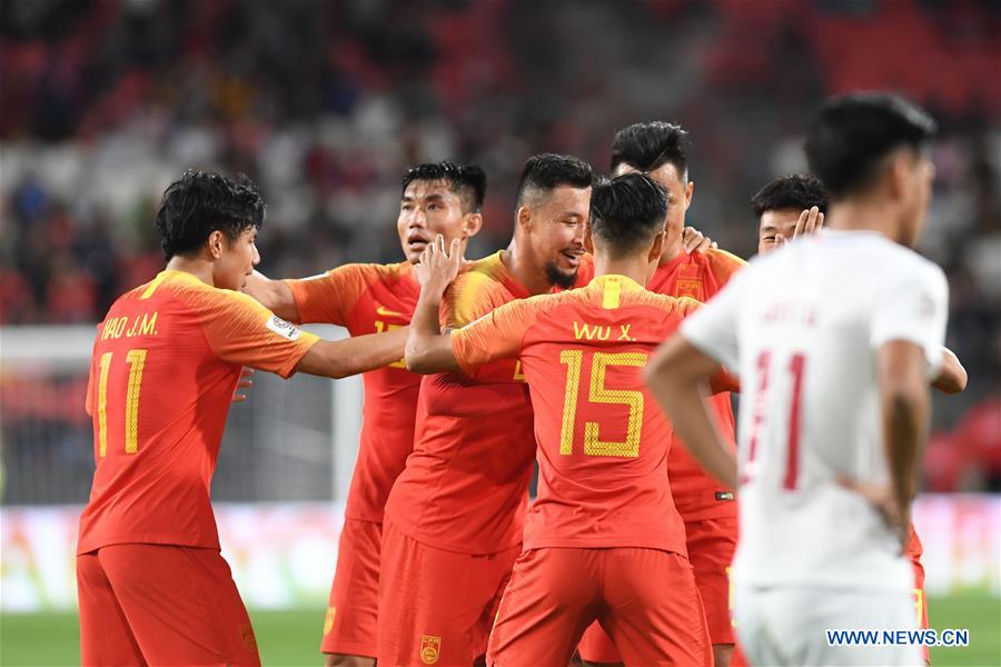 (SP)UAE-ABU DHABI-SOCCER-AFC ASIAN CUP 2019-GROUP C-CHN VS PHI