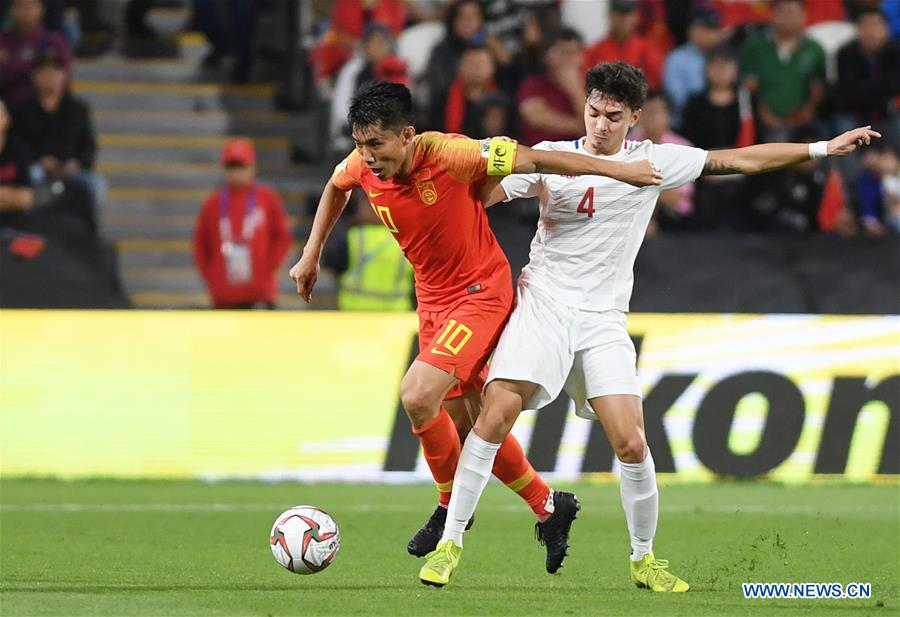 (SP)UAE-ABU DHABI-SOCCER-AFC ASIAN CUP 2019-GROUP C-CHN VS PHI