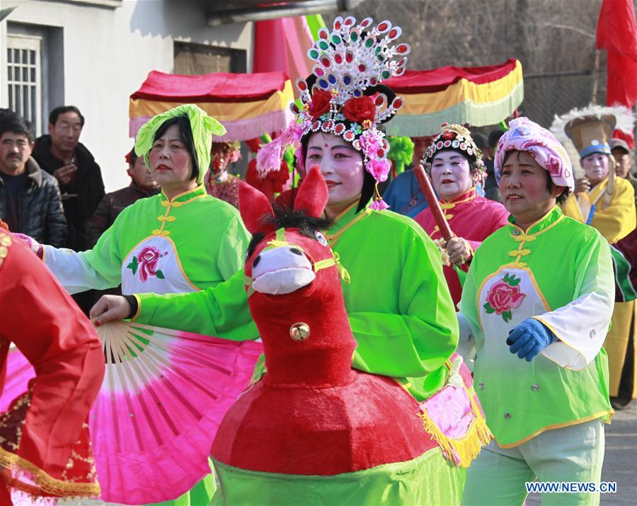 CHINA-HEBEI-LUNAR NEW YEAR-REHEARSAL (CN)