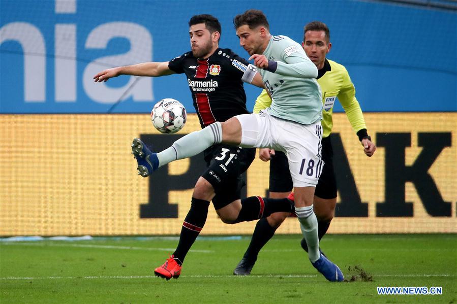 (SP)GERMANY-LEVERKUSEN-SOCCER-BUNDESLIGA-MUNICH VS LEVERKUSEN