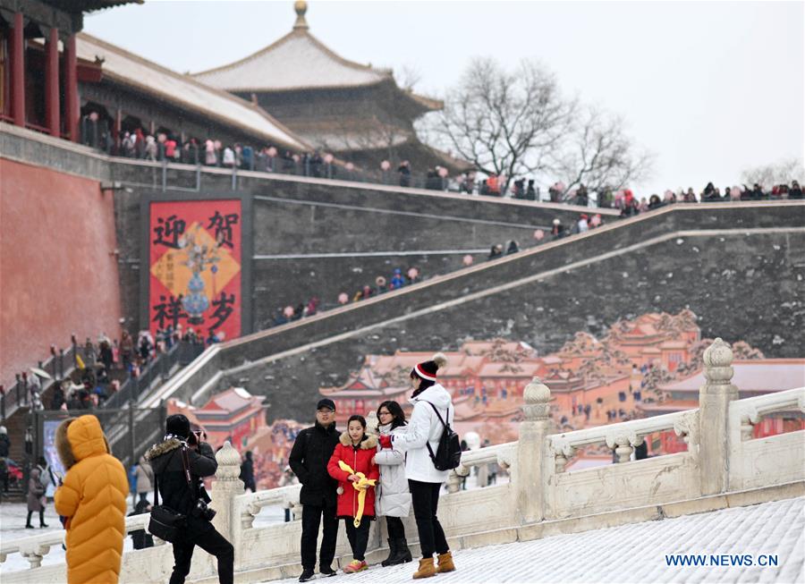 (InPalaceMuseum)CHINA-BEIJING-PALACE MUSEUM-SNOW (CN)