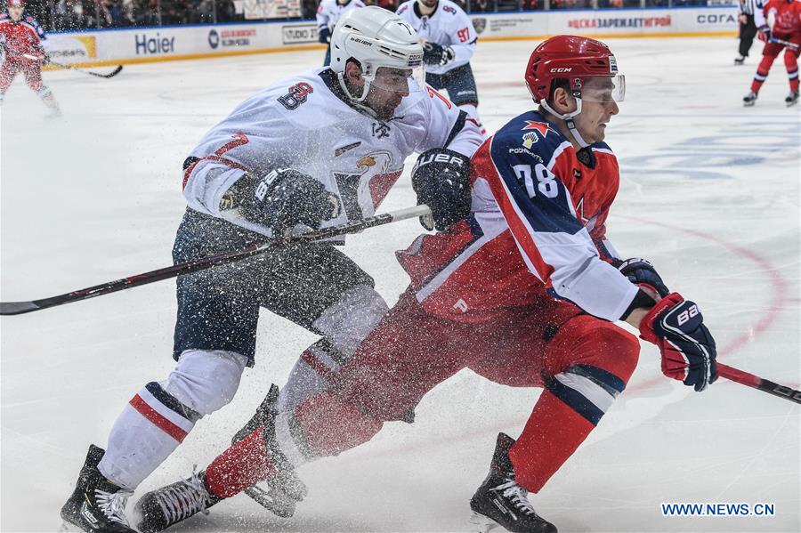 (SP)RUSSIA-MOSCOW-ICE HOCKEY-KHL-CSKA VS SLOVAN