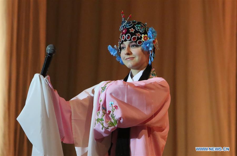 BELARUS-MINSK-CHINESE LANTERN FESTIVAL-STUDENTS' PERFORMANCES