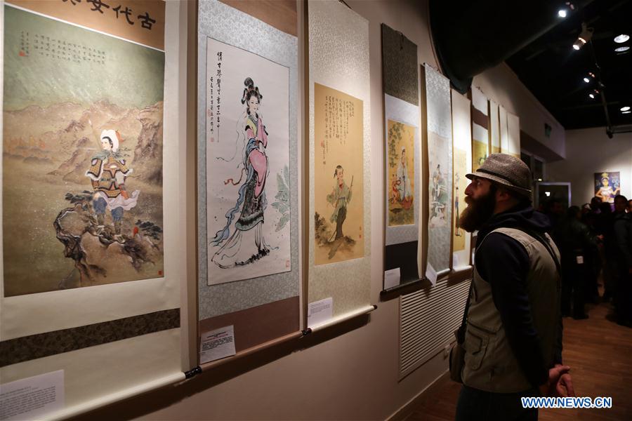 EGYPT-CAIRO-ART EXHIBITION-CHINESE ARTIST