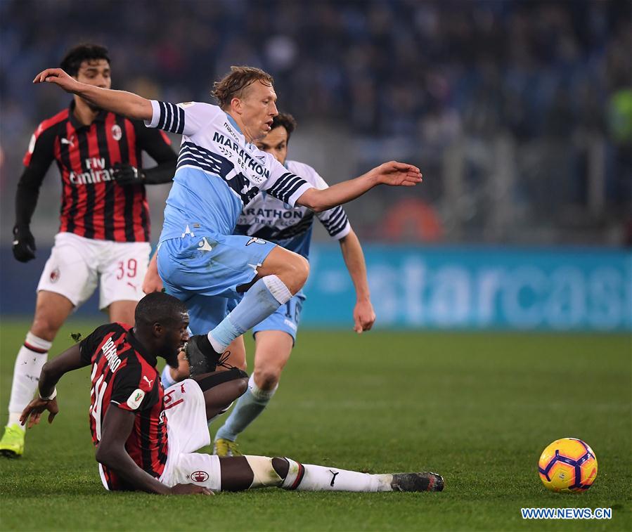 (SP)ITALY-ROME-SOCCER-ITALIAN CUP-AC MILAN VS LAZIO