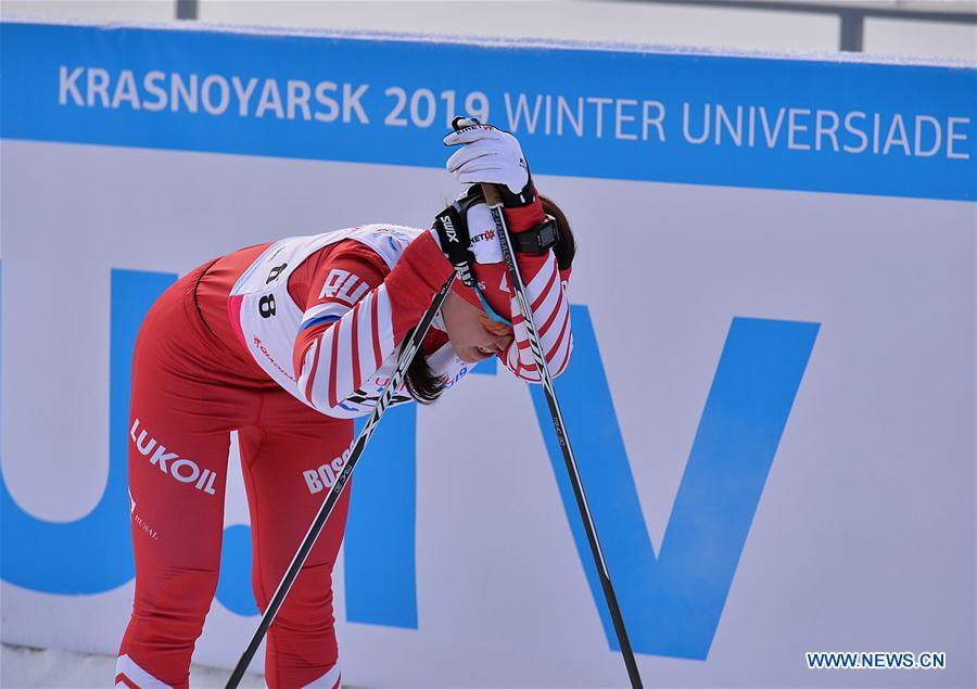 (SP)RUSSIA-KRASNOYARSK-29TH WINTER UNIVERSIADE-CROSS COUNTRY SKIING