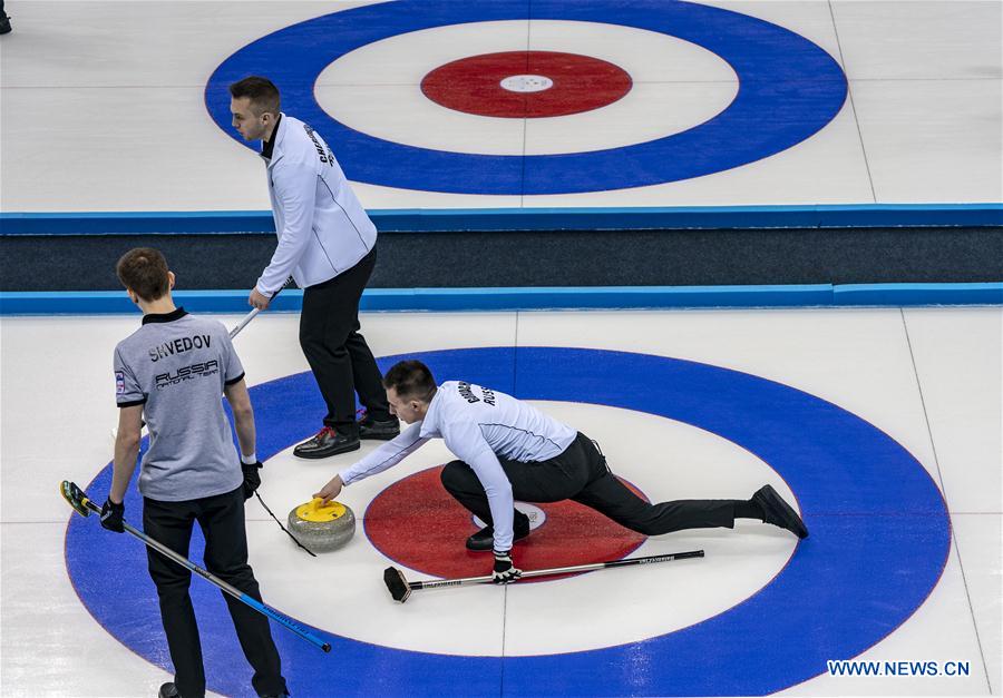 (SP)RUSSIA-KRASNOYARSK-29TH WINTER UNIVERSIADE-CURLING