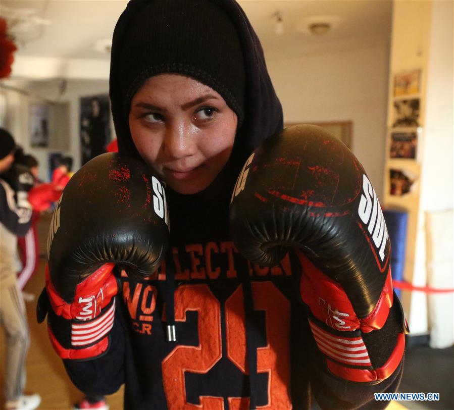 (SP) AFGHANISTAN-KABUL- BOXING CLUB- GIRLS