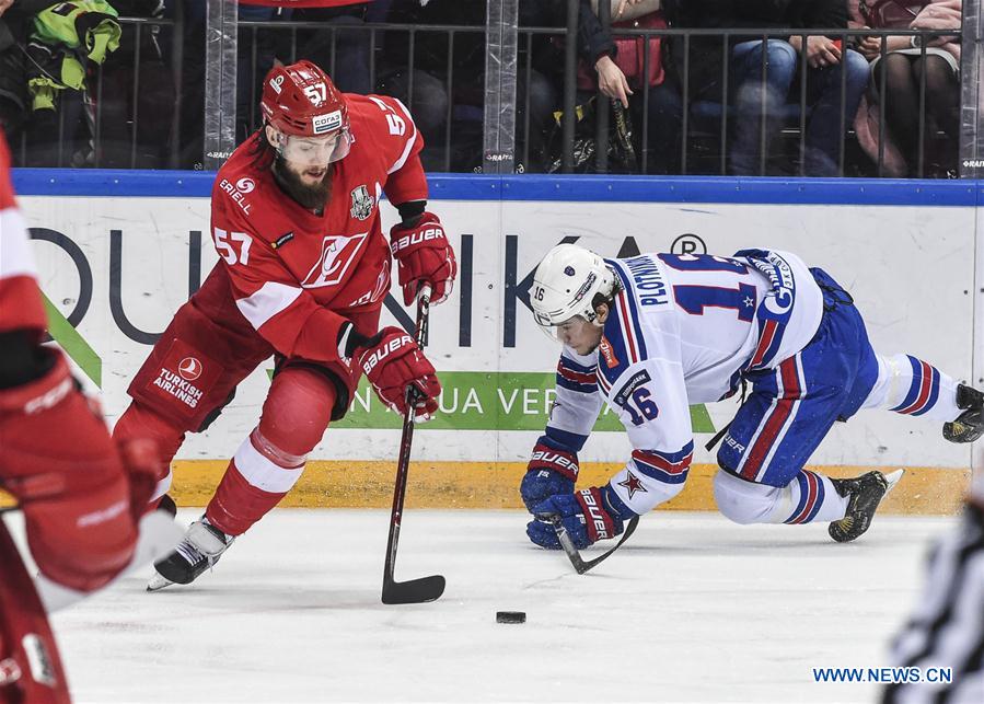 (SP)RUSSIA-MOSCOW-ICE HOCKEY-KHL-SPR VS SKA