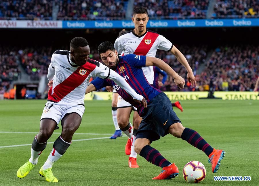 (SP)SPAIN-BARCELONA-SOCCER-LA LIGA-BARCELONA VS RAYO VALLECANO