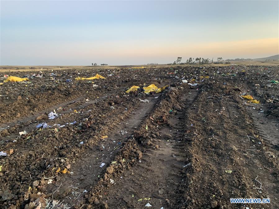 ETHIOPIA-BISHOFTU-ETHIOPIAN AIRLINES-JET CRASH