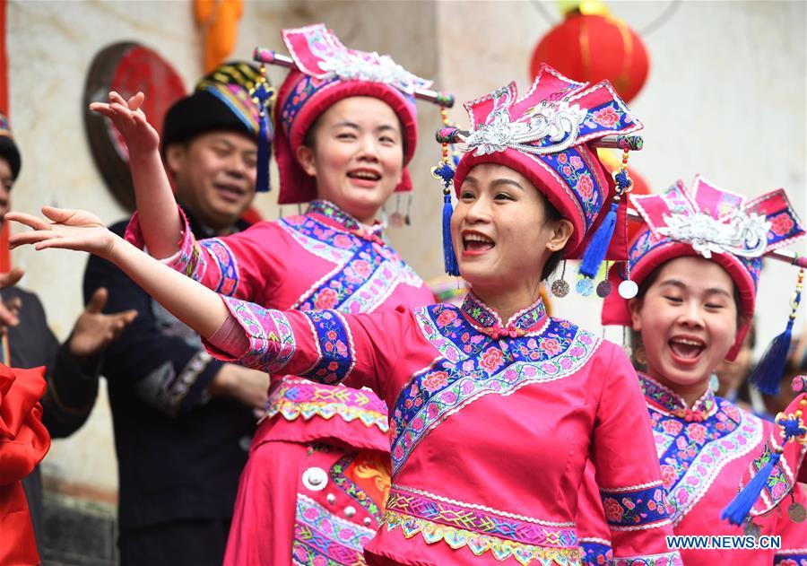 #CHINA-GUANGXI-LUOCHENG-MULAO ETHNIC GROUP-TRADITIONAL WEDDING (CN)