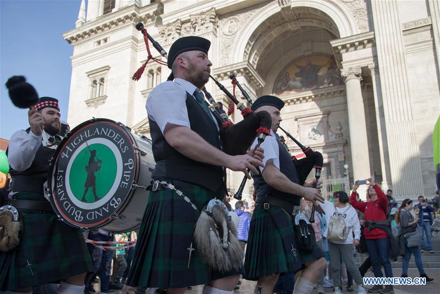 HUNGARY-BUDAPEST-SAINT PATRICK'S DAY-CELEBRATION