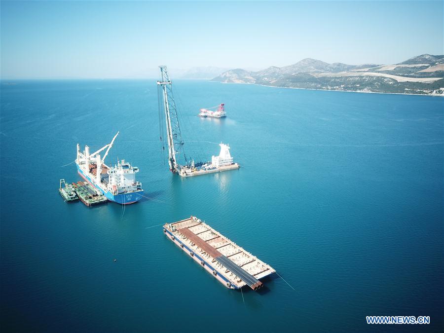 CROATIA-PELJESAC BRIDGE-CONSTRUCTION