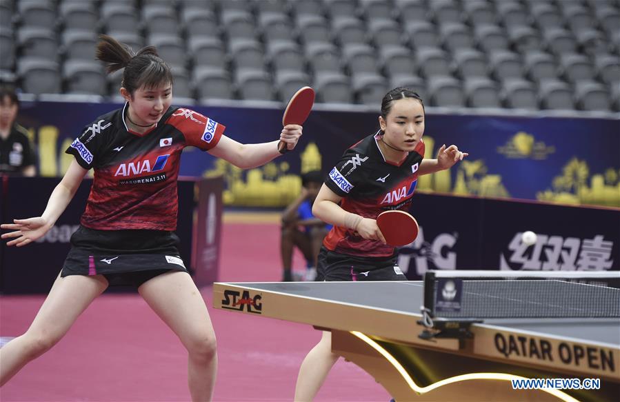 (SP)QATAR-DOHA-TABLE TENNIS-QATAR OPEN-WOMEN'S DOUBLES