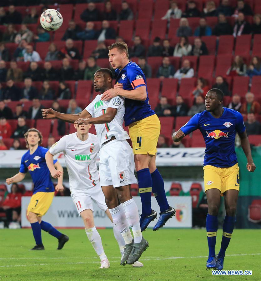 (SP)GERMANY--AUGSBURG-SOCCER-GERMAN CUP-AUGSBURG VS LEIPZIG