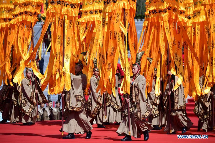 CHINA-SHAANXI-HUANGDI-CEREMONY (CN)