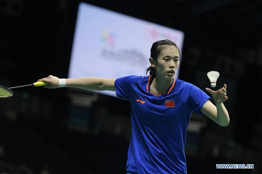 (SP)SINGAPORE-BADMINTON-SINGAPORE OPEN-DAY 1