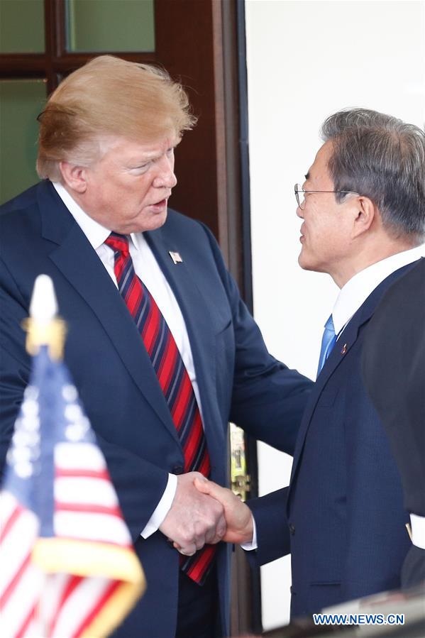 U.S.-WASHINGTON D.C.-PRESIDENT-SOUTH KOREA-PRESIDENT-MEETING