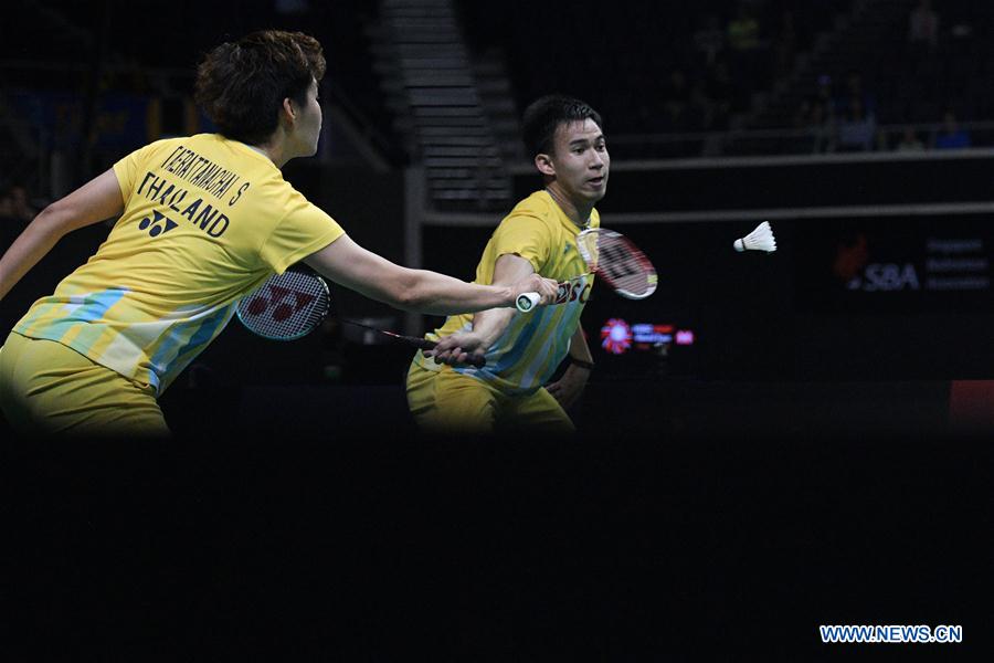 (SP)SINGAPORE-BADMINTON-SINGAPORE OPEN-SEMIFINAL