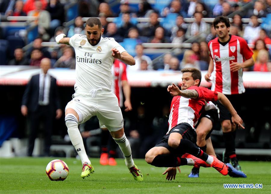 (SP)SPAIN-MADRID-SOCCER-SPANISH LEAGUE-REAL MADRID VS ATHLETIC BILBAO