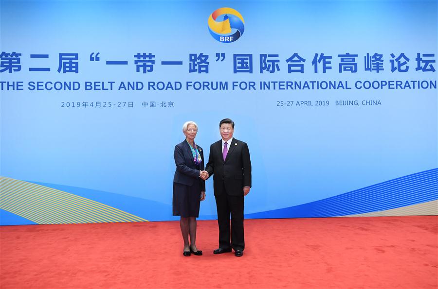 (BRF)CHINA-BEIJING-BELT AND ROAD FORUM-XI JINPING-LEADERS' ROUNDTABLE MEETING (CN)