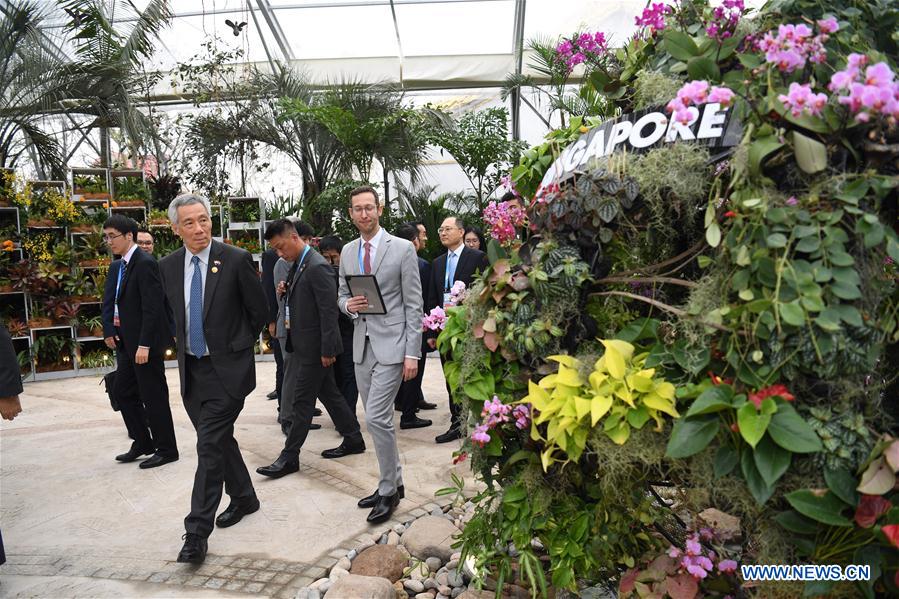 (EXPO 2019)CHINA-BEIJING-HORTICULTURAL EXPO-SINGAPORE GARDEN-PM-VISIT (CN)