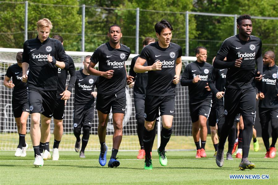 (SP)GERMANY-FRANKFURT-SOCCER-EUROPA LEAGUE-FRANKFURT VS CHELSEA-TRAINING SESSION