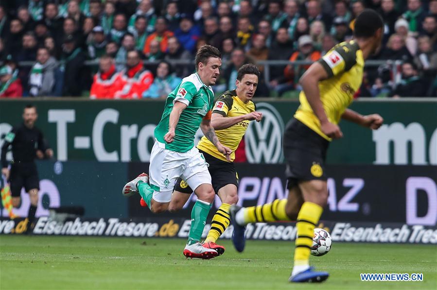 (SP)GERMANY-BREMEN-SOCCER-BUNDESLIGA-BREMEN VS DORTMUND