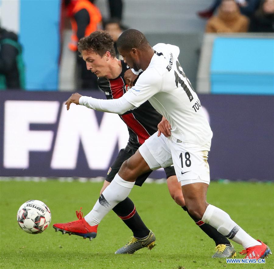 (SP)GERMANY-LEVERKUSEN-SOCCER-BUNDESLIGA-LEVERKUSEN VS FRANKFURT