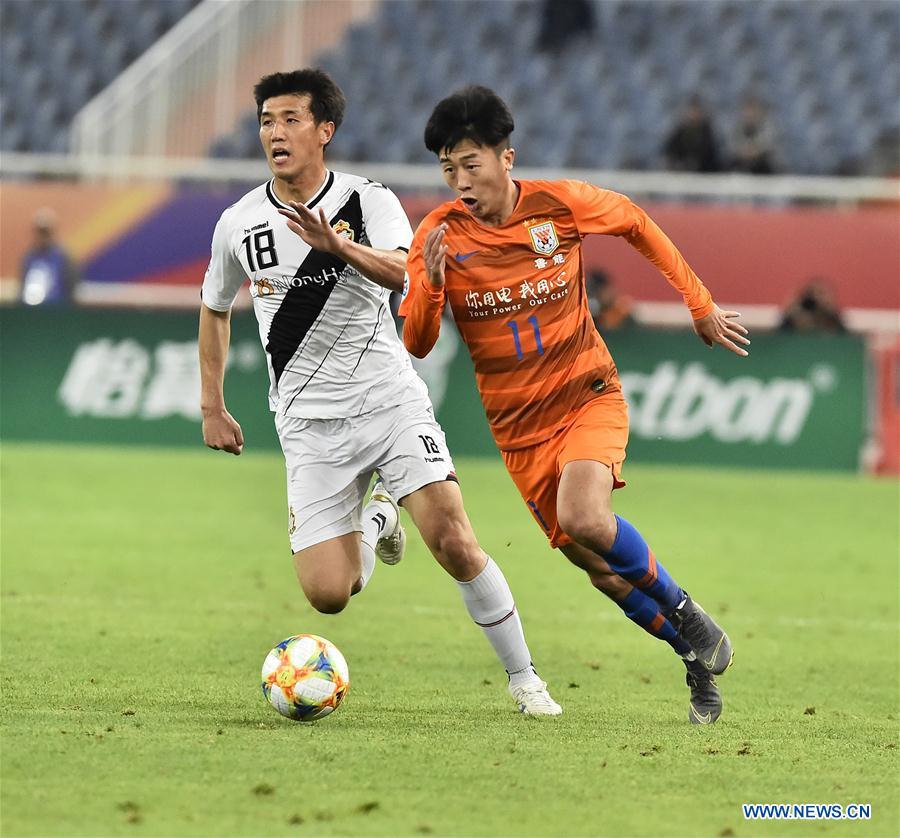 (SP)CHINA-SHANDONG-JINAN-SOCCER-AFC CHAMPIONS LEAGUE-GROUP E