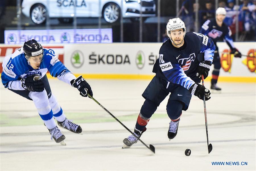 (SP)SLOVAKIA-KOSICE-ICE HOCKEY-IIHF-WORLD CHAMPIONSHIP-GROUP A-USA VS FIN