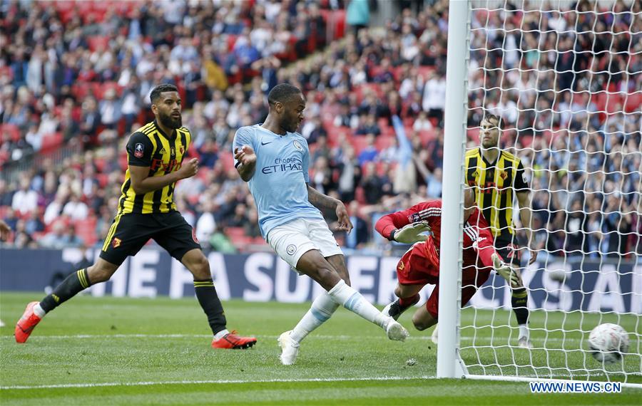 (SP)BRITAIN-LONDON-FOOTBALL-FA CUP-FINAL-MAN CITY VS WATFORD