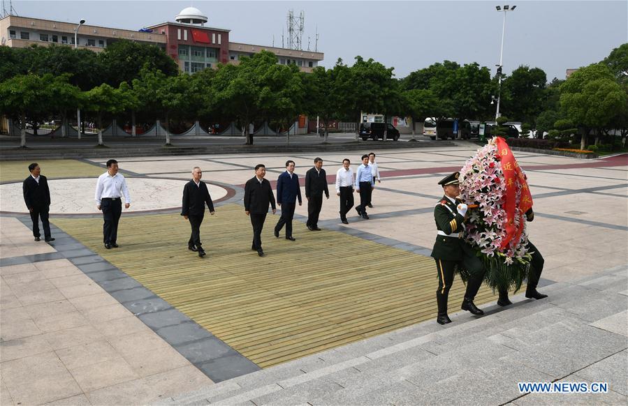 CHINA-JIANGXI-XI JINPING-LONG MARCH-MEMORIAL SITE (CN)