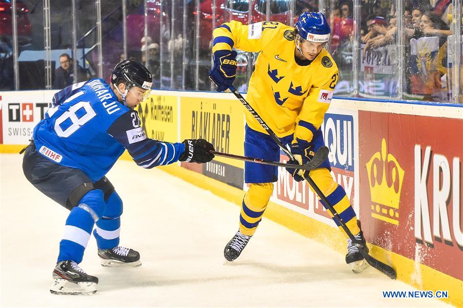 (SP)SLOVAKIA-KOSICE-ICE HOCKEY-IIHF-WORLD CHAMPIONSHIP-QUARTERFINAL-FIN VS SWE