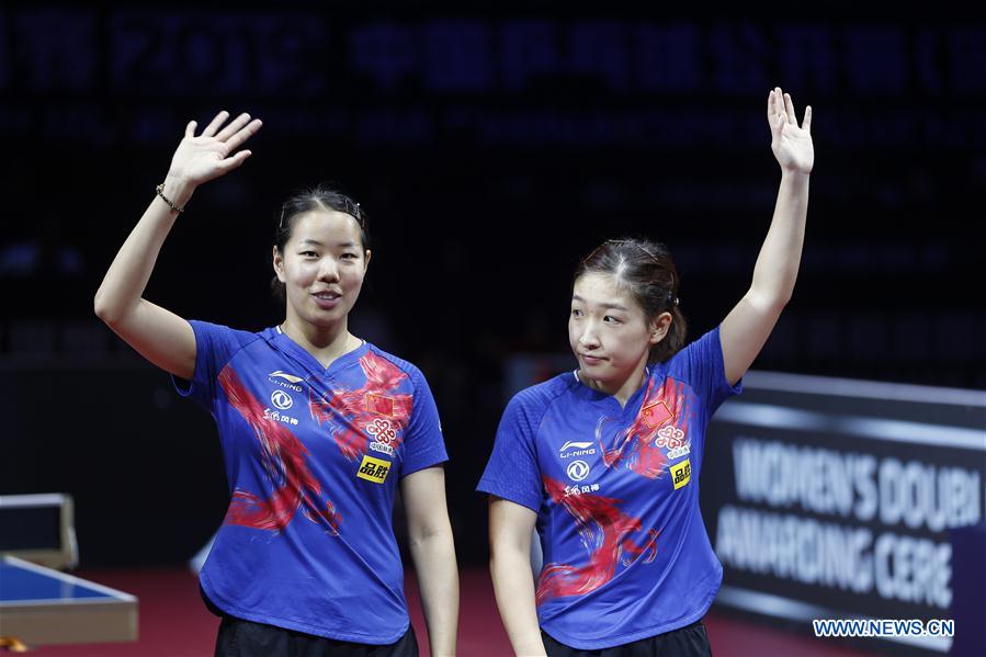 (SP)CHINA-SHENZHEN-TABLE TENNIS-CHINA OPEN-WOMEN'S DOUBLES (CN)