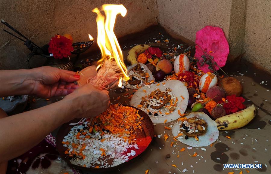 NEPAL-KATHMANDU-CULTURE-SITHI NAKHA FESTIVAL