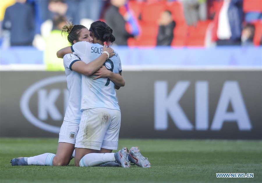 (SP)FRANCE-PARIS-2019 FIFA WOMEN'S WORLD CUP-GROUP D-ARG VS JPN