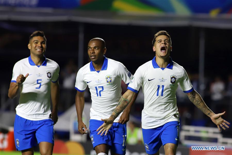 (SP)BRAZIL-SAO PAULO-SOCCER-COPA AMERICA 2019-BRAZIL VS BOLIVIA