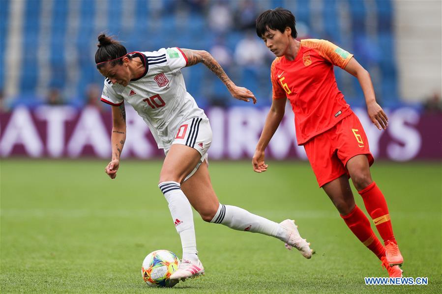 (SP)FRANCE-LE HAVRE-2019 FIFA WOMEN'S WORLD CUP-GROUP B-CHINA-SPAIN