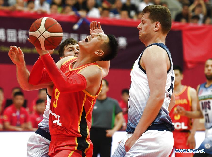 (SP)CHINA-NANTONG-BASKETBALL-CHINA VS AUSTRALIAN NBL