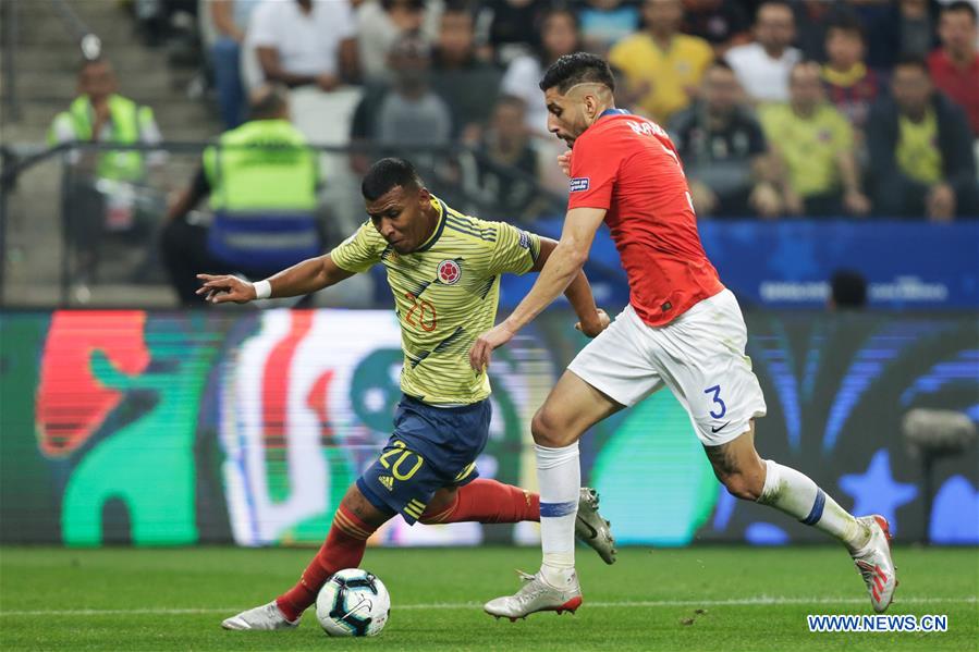 (SP)BRAZIL-SAO PAULO-FOOTBALL-COPA AMERICA 2019-CHILE VS COLOMBIA