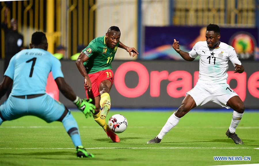 (SP)EGYPT-ISMAILIA-FOOTBALL-AFRICA CUP-CAMEROON VS GHANA