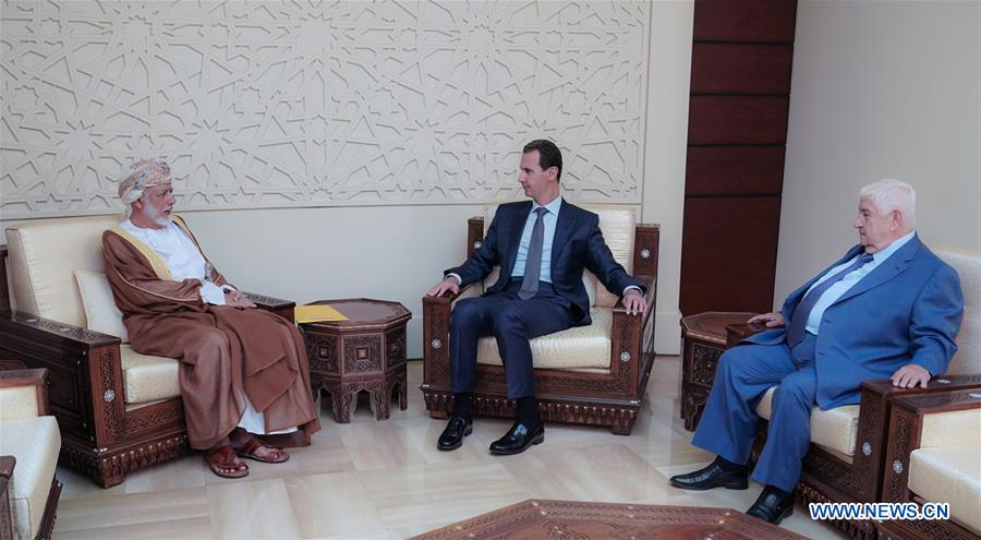 SYRIA-DAMASCUS-ASSAD-OMAN-FM-MEETING