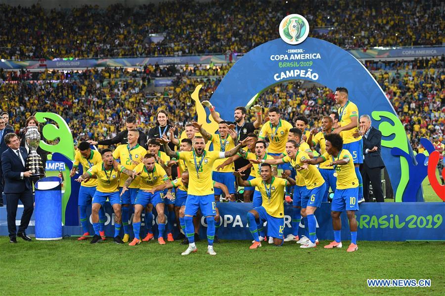 (SP)BRAZIL-RIO DE JANEIRO-FOOTBALL-COPA AMERICA 2019-FINAL-BRAZIL VS PERU