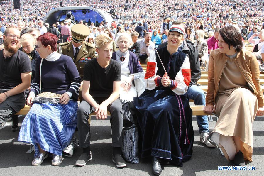 ESTONIA-TALLINN-SONG AND DANCE FESTIVAL-CONCERT