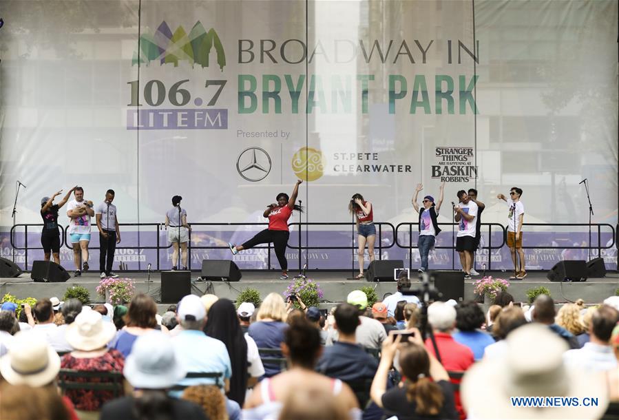 U.S.-NEW  YORK-BROADWAY IN BRYANT PARK