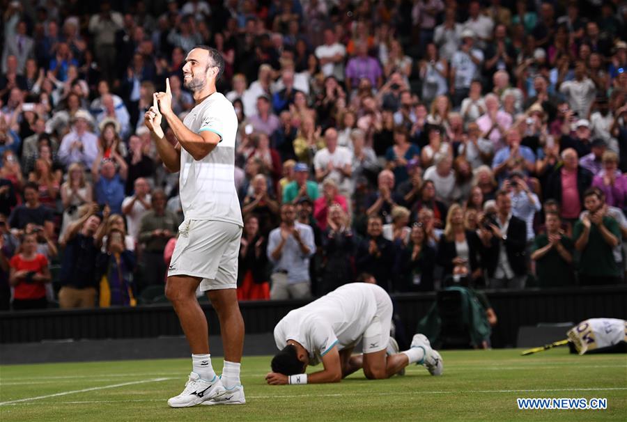 (SP)BRITAIN-LONDON-TENNIS-WIMBLEDON-MEN'S DOUBLES-FINAL-DAY 12